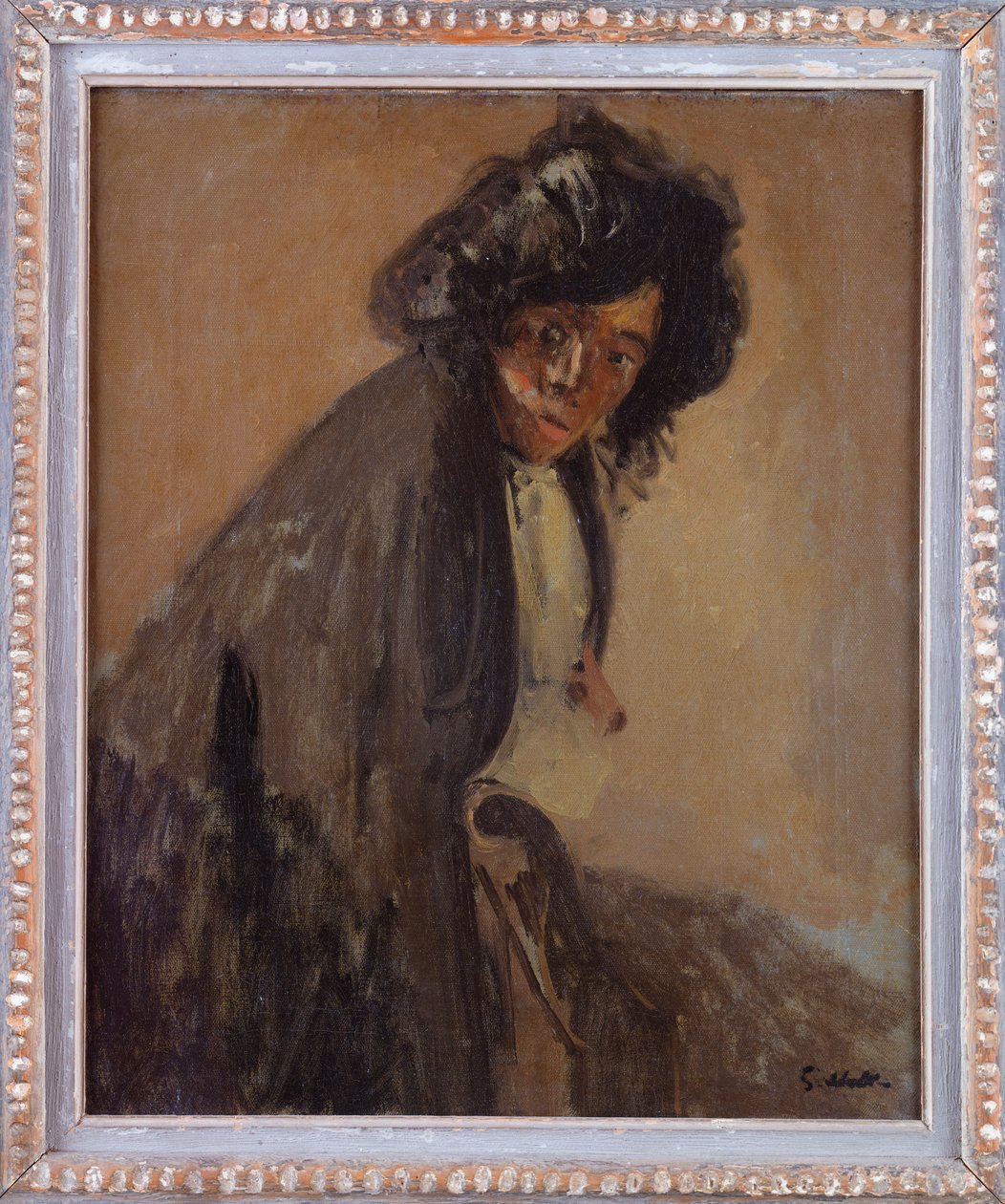 La Giuseppina倚着躺椅，约1903年-04年 作者 沃尔特·理查德·西克特