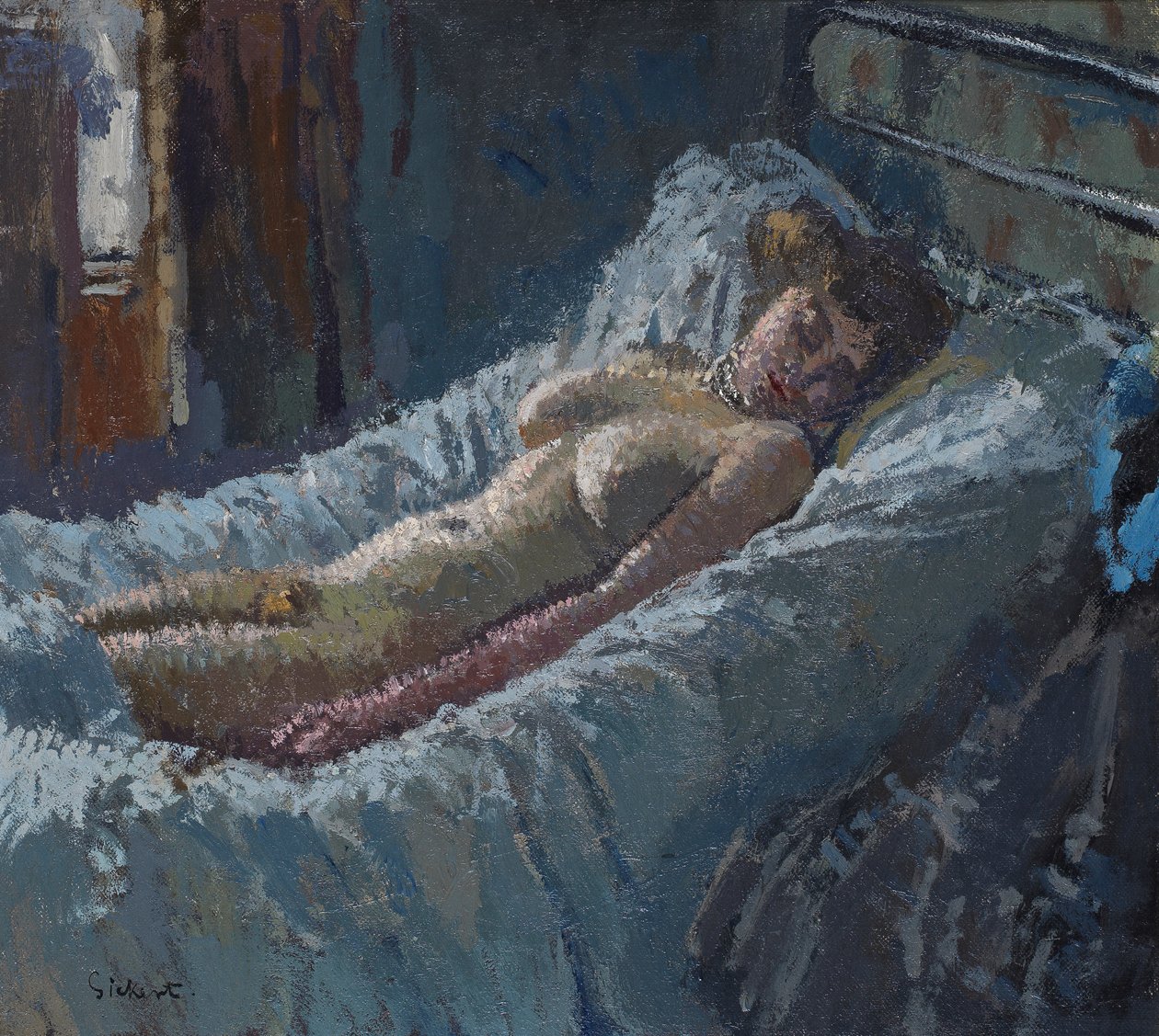 Mornington Crescent Nude，c.1907 作者 沃尔特·理查德·西克特