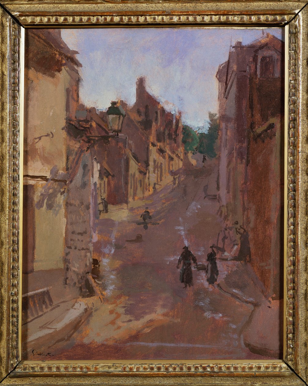 诺伊维尔的山丘，约1890-95年 作者 沃尔特·理查德·西克特