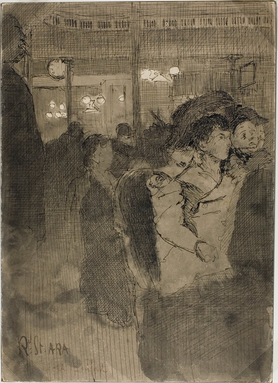 老贝德福德（正面）；老贝德福德画廊（背面） 作者 沃尔特·理查德·西克特