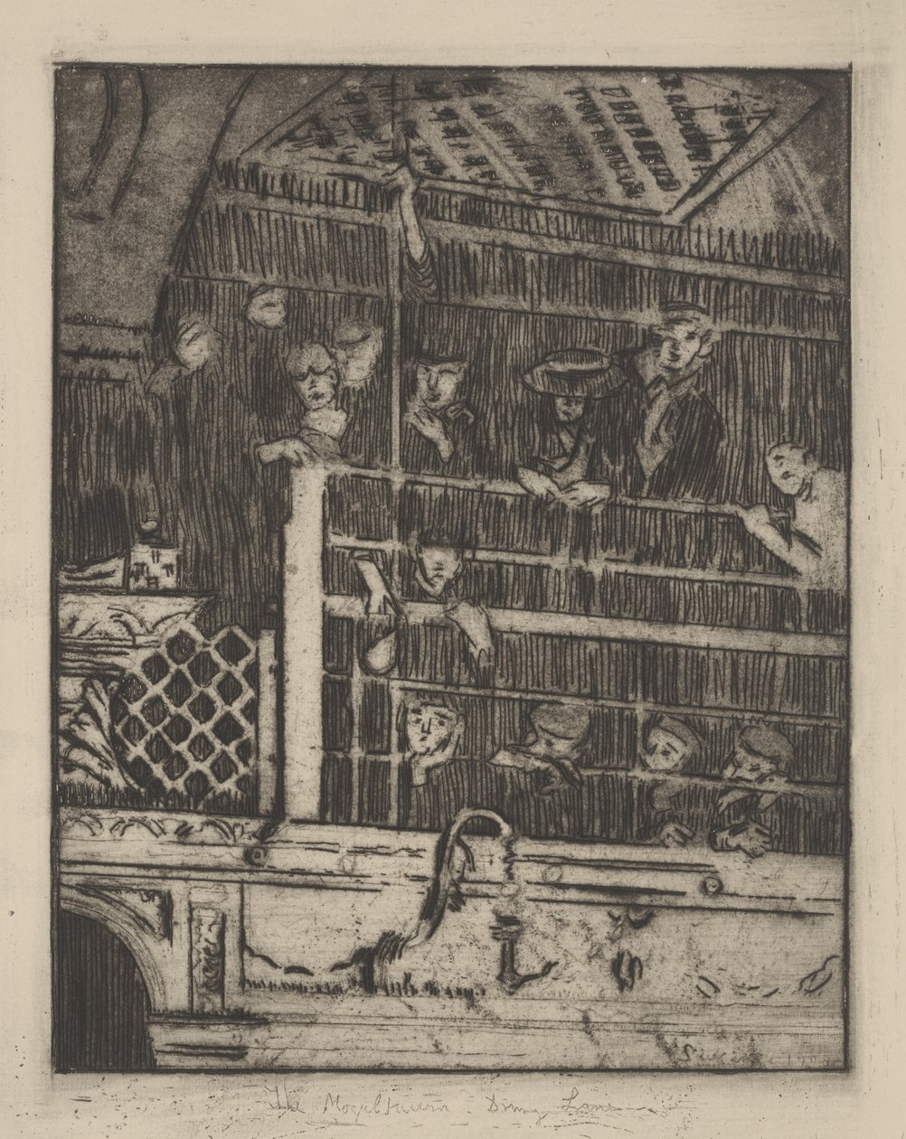 The Old Mogul Tavern，Drury Lane，1908年，1929年出版 作者 沃尔特·理查德·西克特