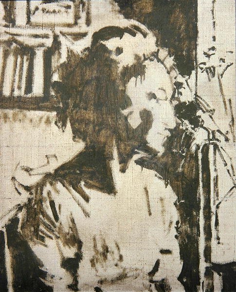 特蕾莎-莱索尔（布面油画） 作者 沃尔特·理查德·西克特