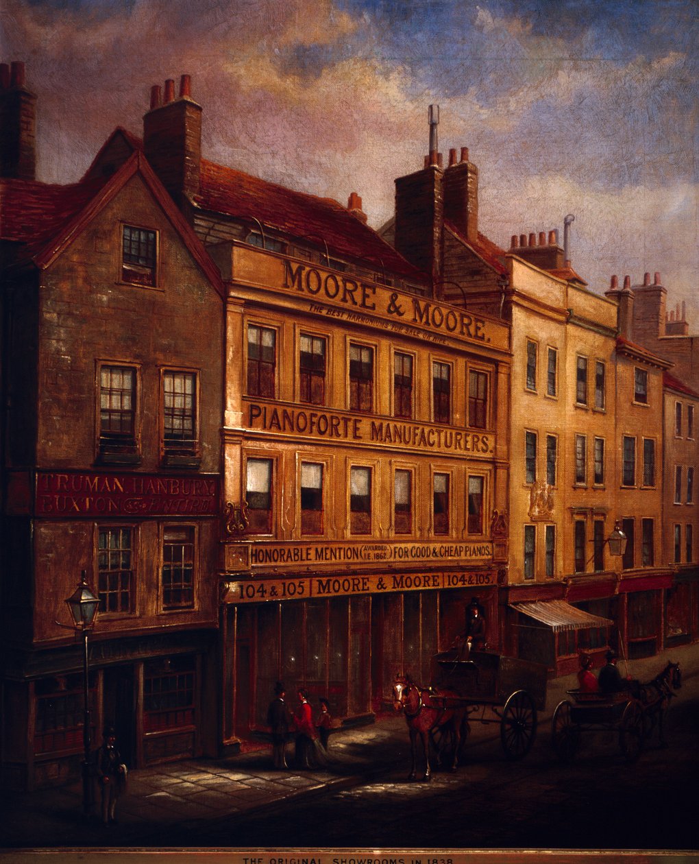 1871年和1872年，伦敦的Bishopsgate餐厅 作者 沃尔特·里德尔