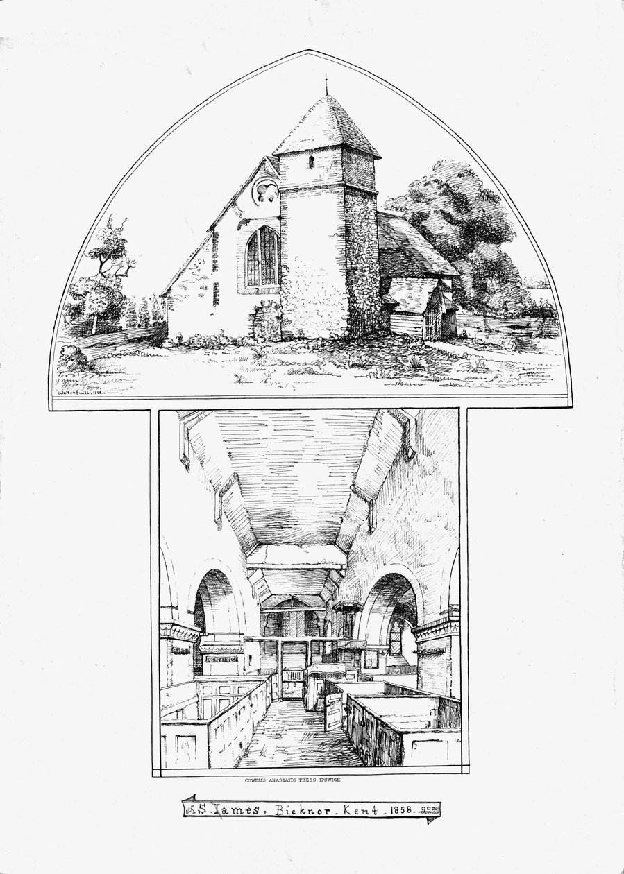 肯特，比克诺，圣詹姆斯，1858年。 作者 沃尔特·史密斯