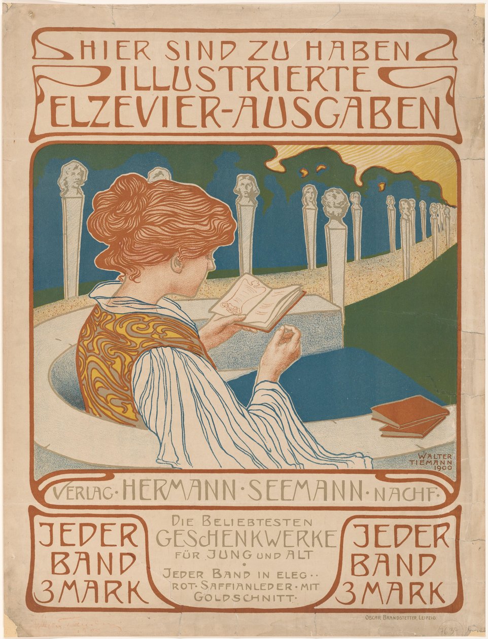出版商 Hermann Seemann Nachfolger 的海报 作者 沃尔特·蒂曼