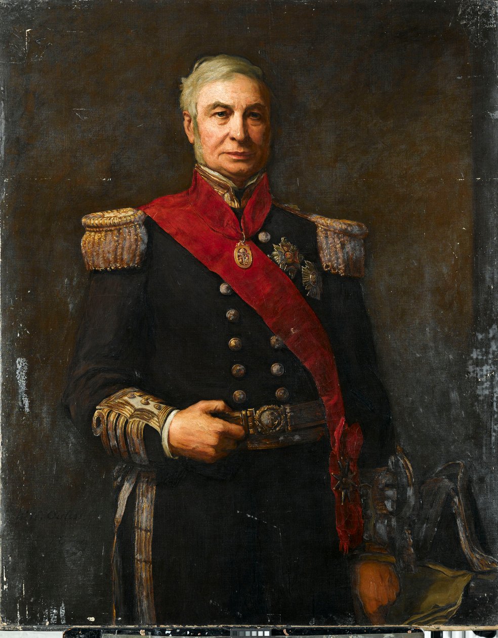 海军上将亚历山大-米尔恩爵士（1808-1896） 作者 沃尔特·威廉·乌勒斯