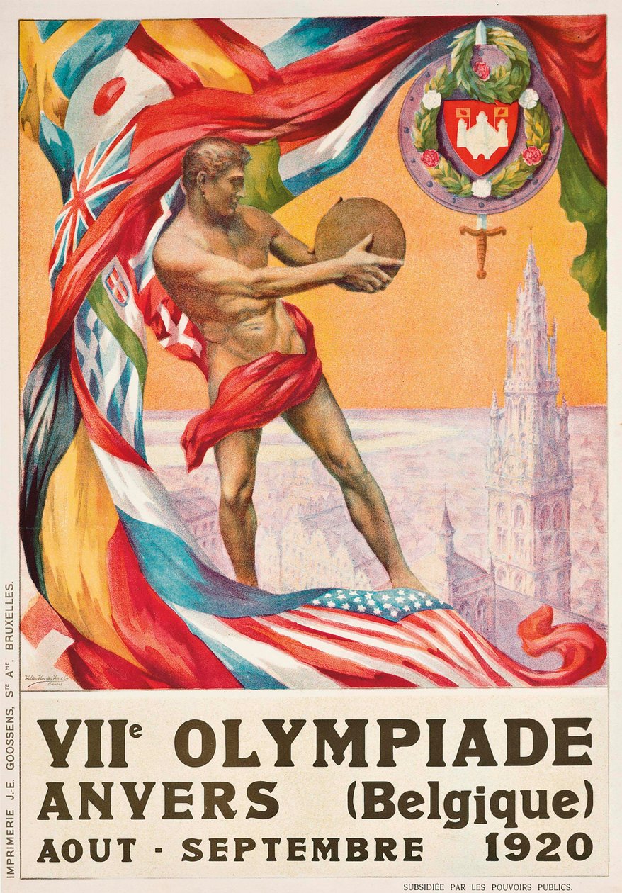 1920年在安特卫普举行的夏季奥运会，1920年。 作者 沃尔特·范德文