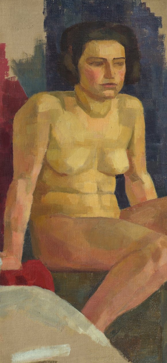 坐姿女性裸体 作者 瓦尔特·加梅里斯