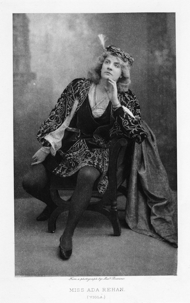 Ada Rehan，出生于爱尔兰的美国女演员，约1890年 作者 魔杖唐尼