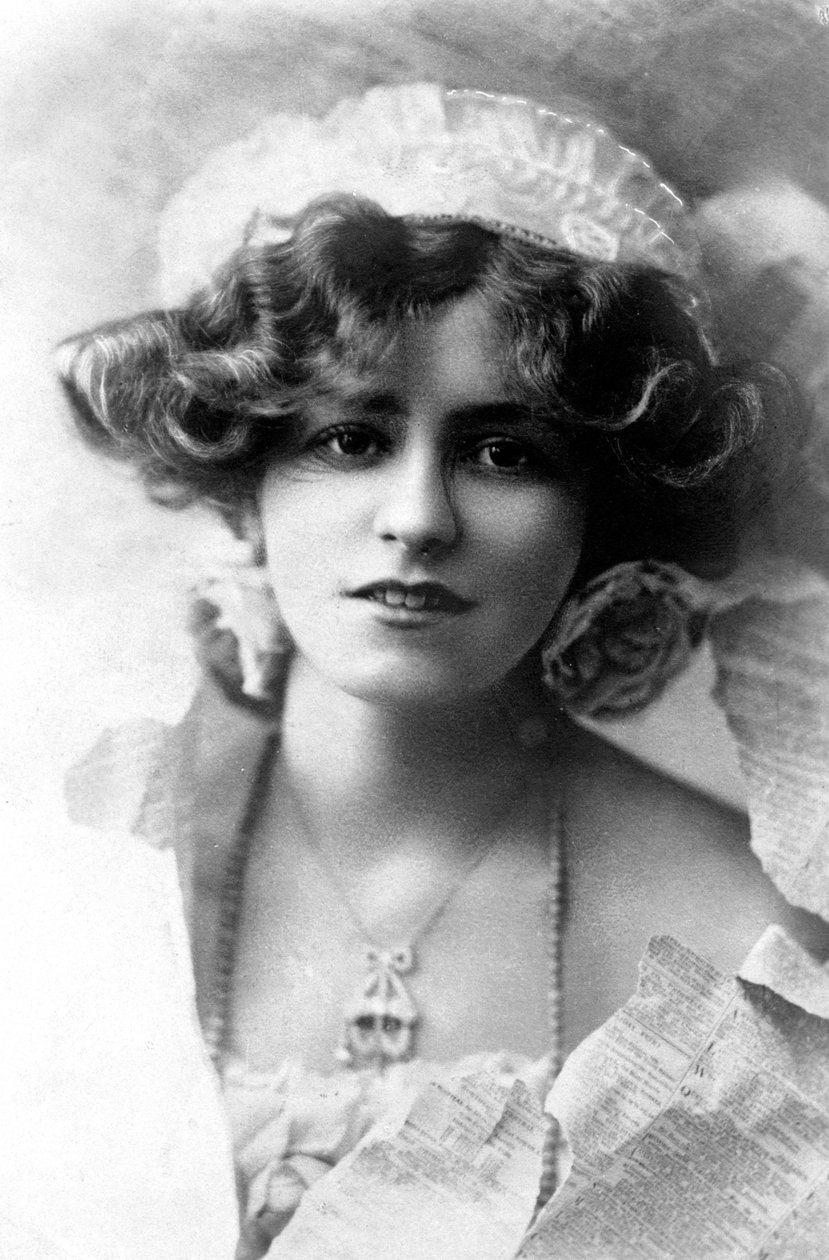 加布里埃尔-雷1883-1973年，英国女演员，1900年代。 作者 魔杖唐尼