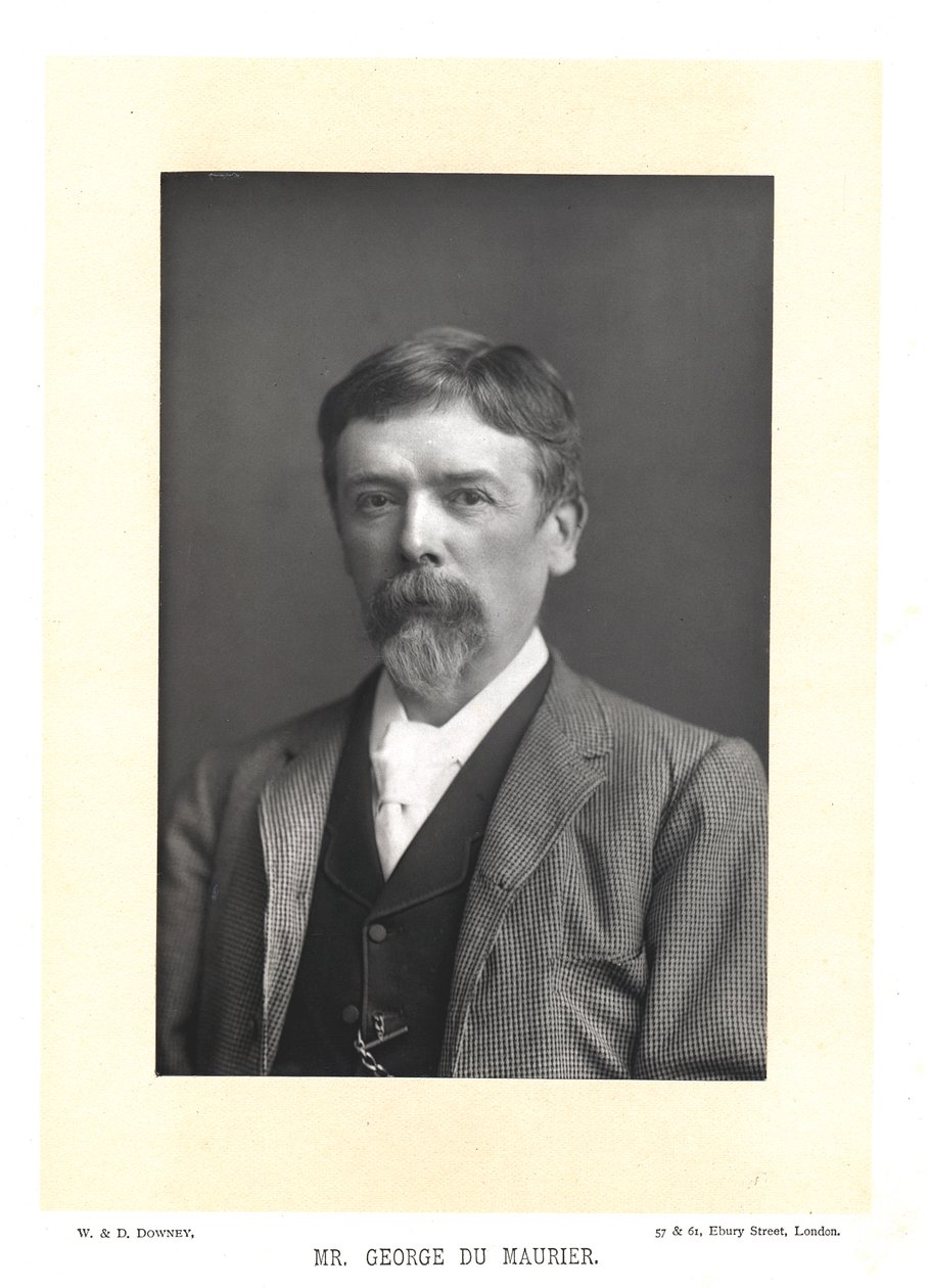George Du Maurier，英国作家和艺术家，约1895年。 作者 魔杖唐尼