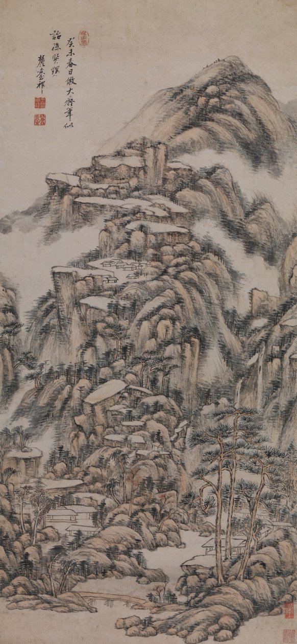 黄公望风格后的风景 作者 王元奇