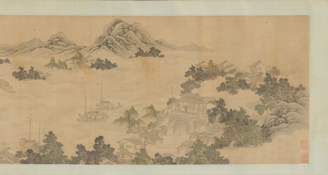 怀念金陵，1686年。 作者 王改