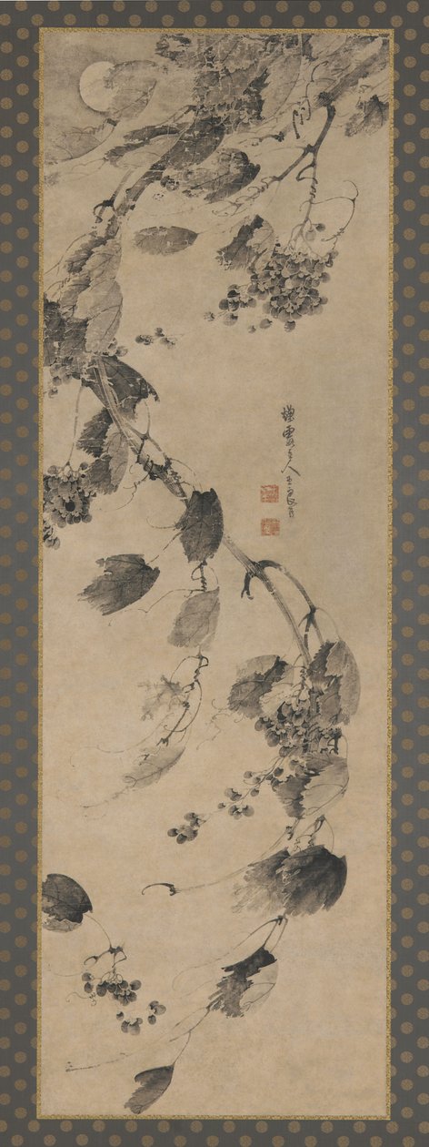 风中的葡萄树和月光下的葡萄树 作者 王良臣