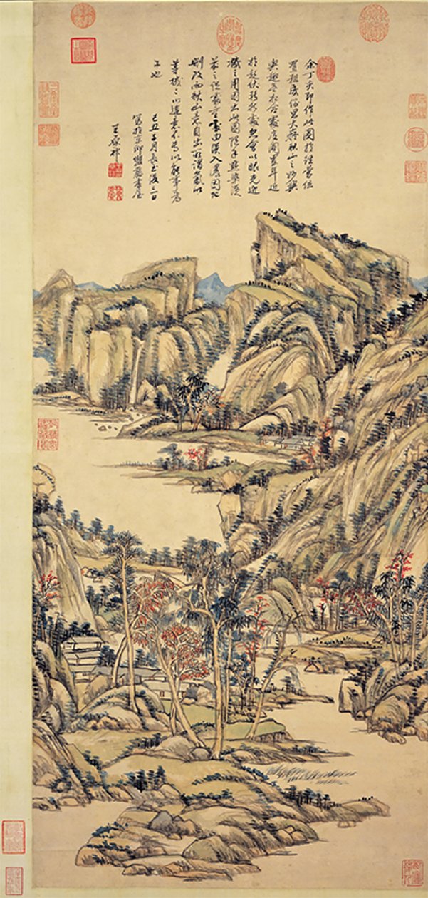 秋山王原祁。故宫博物院 作者 王元奇