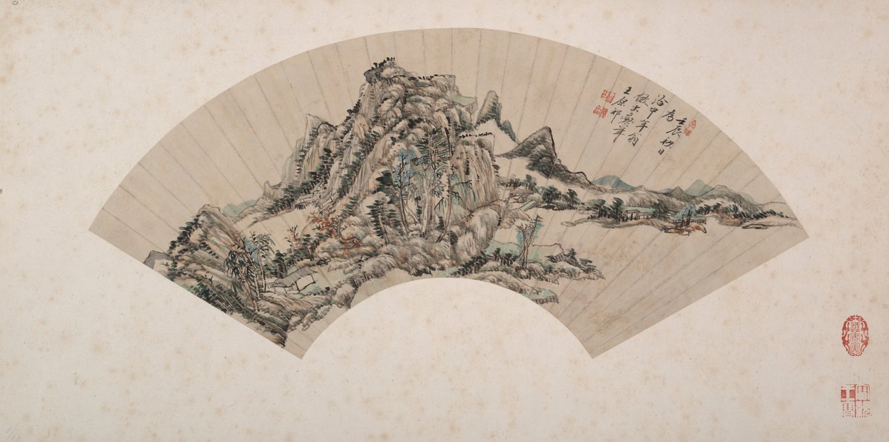 黄公望风格的山水画 作者 王元奇