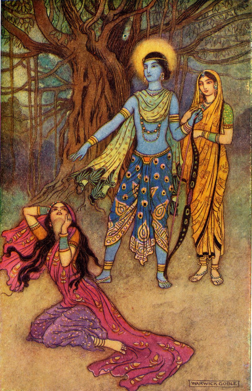 Rama Spurns the Demon Lover》，1913年。 作者 沃里克·戈布尔