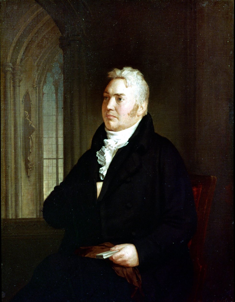 塞缪尔-泰勒-柯勒律治（1772 - 1834）的画像。归功于华盛顿-阿尔斯通（1779 - 1843）的画作 作者 华盛顿·奥尔斯顿