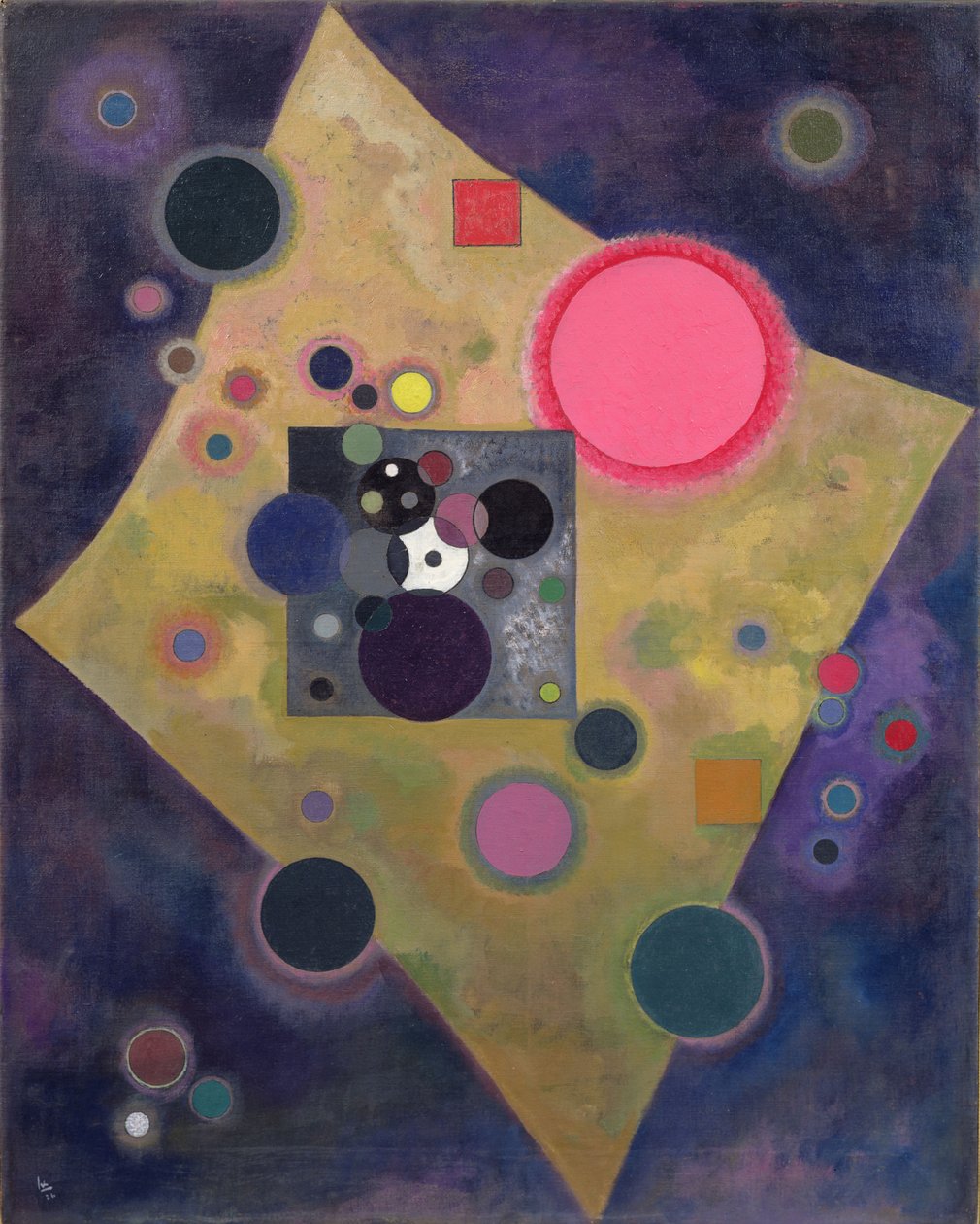 粉红色的口音，1926年 作者 瓦西里·康定斯基