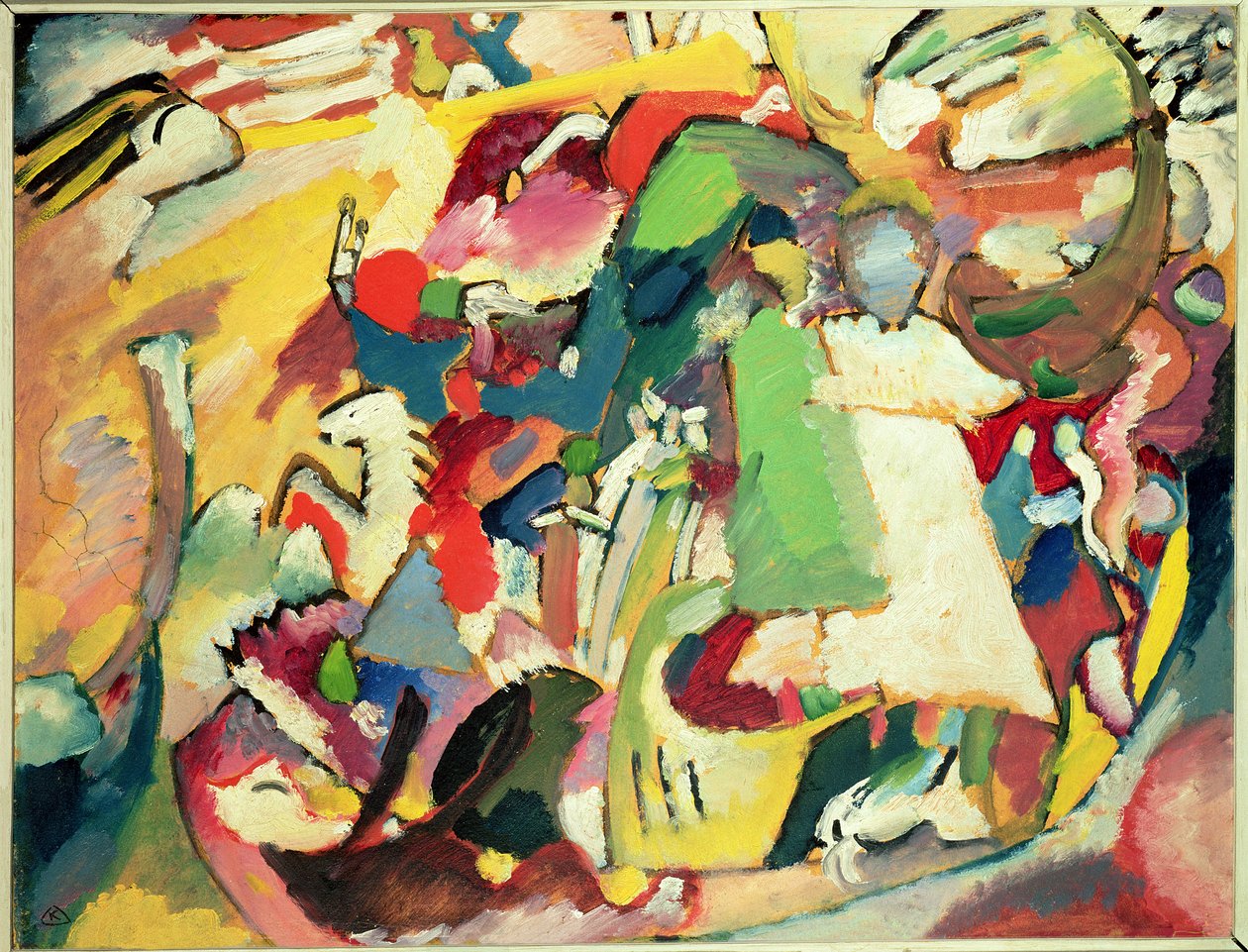 All Saints，No.1,1910 作者 瓦西里·康定斯基