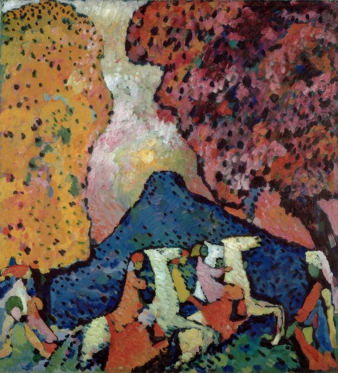 蓝山 作者 瓦西里·康定斯基
