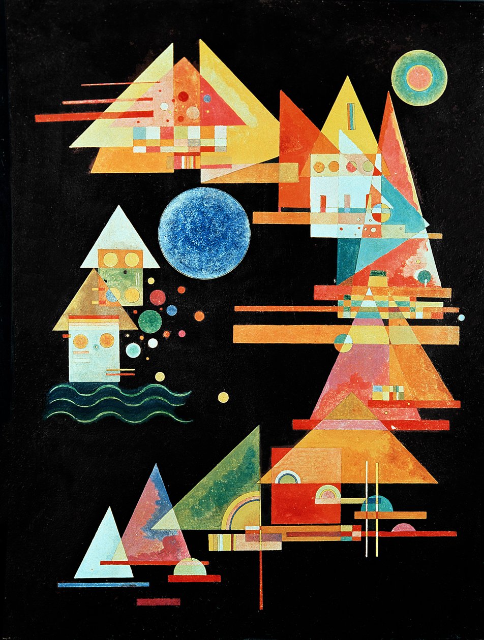弓箭，1927年 作者 瓦西里·康定斯基