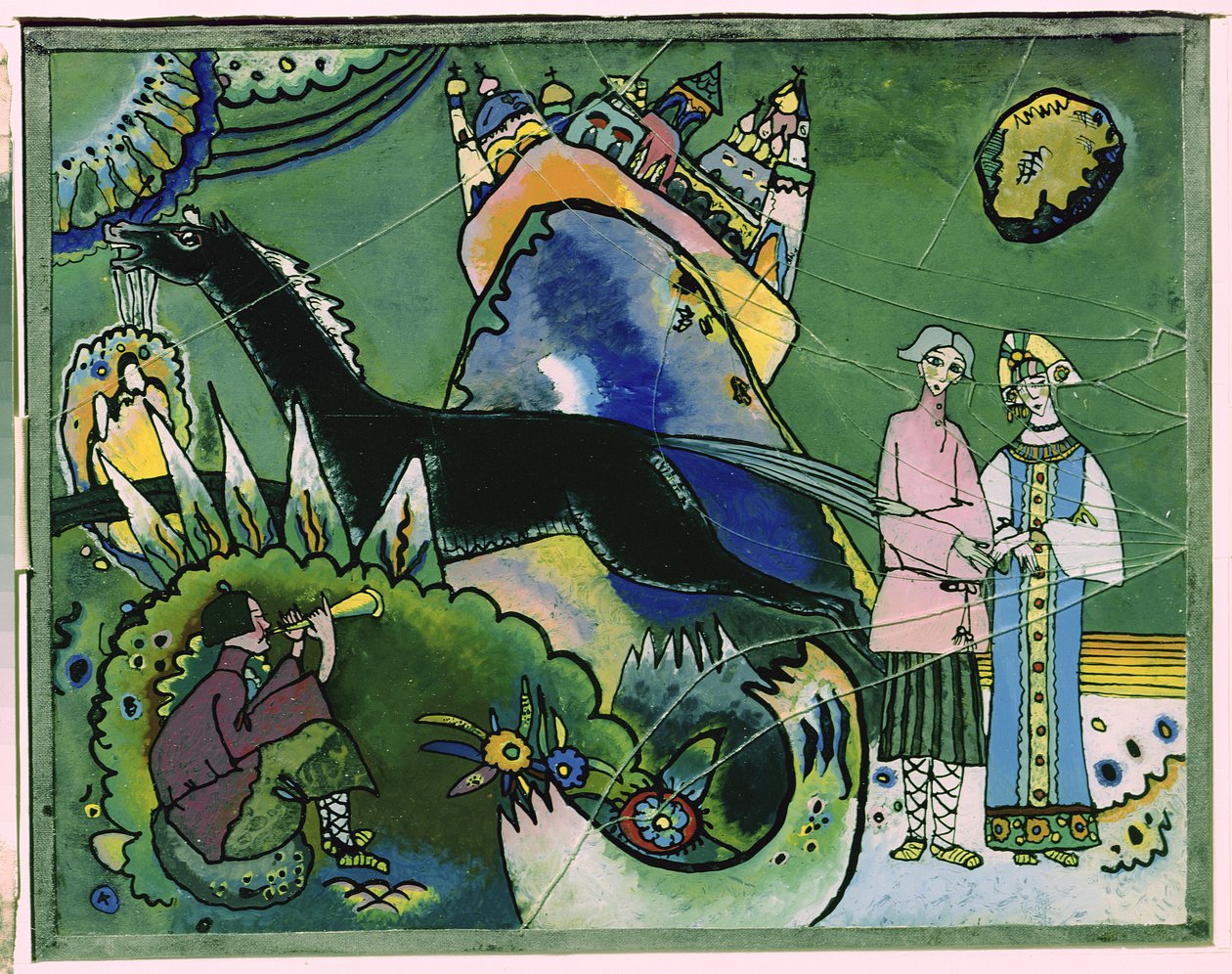 金云，1918年 作者 瓦西里·康定斯基