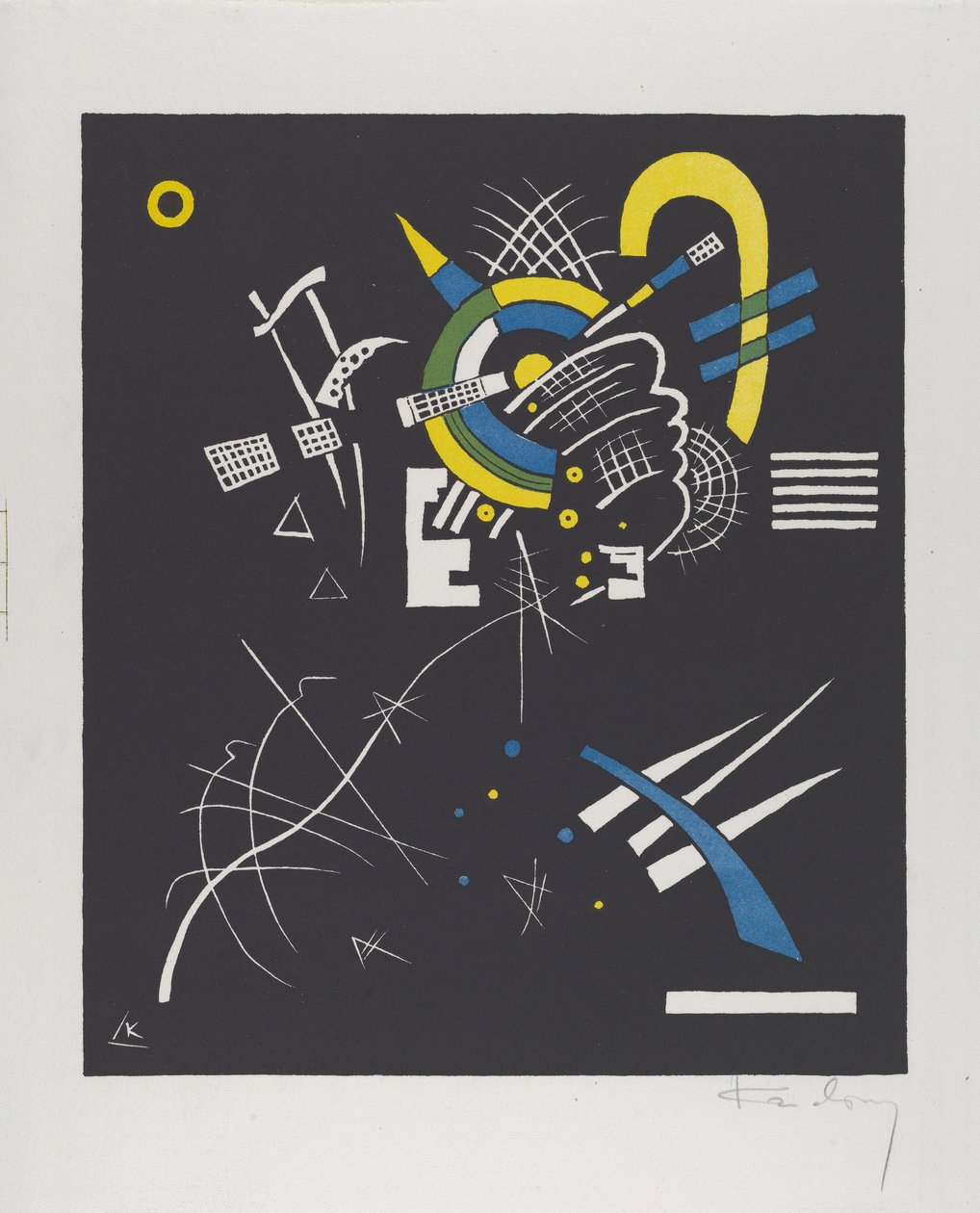 小世界七（小世界七），1922年 作者 瓦西里·康定斯基