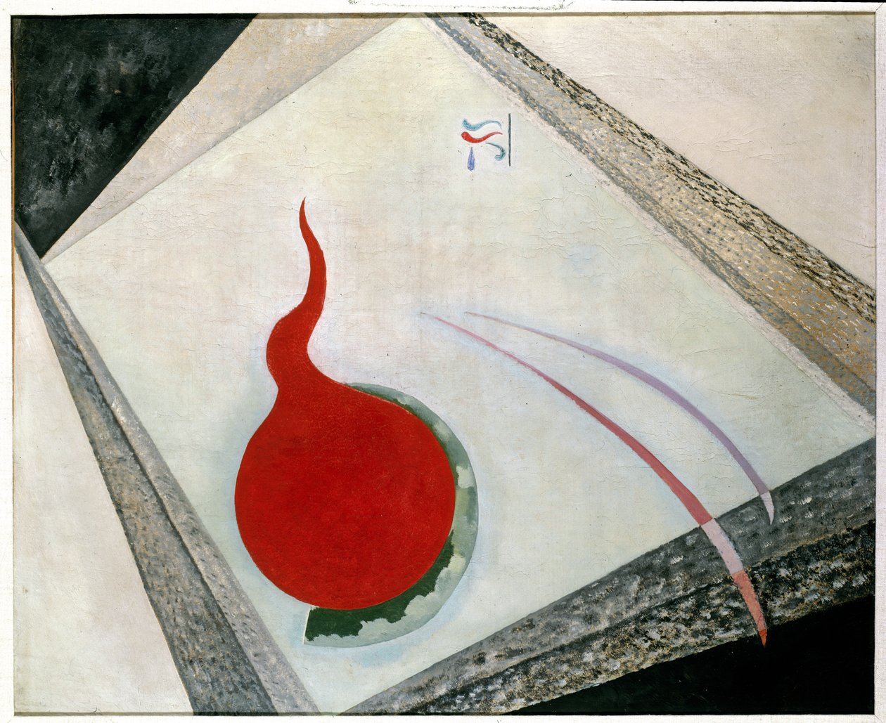 板块III来自`Poids Montes`（`Mountounted Weights`）1935 作者 瓦西里·康定斯基