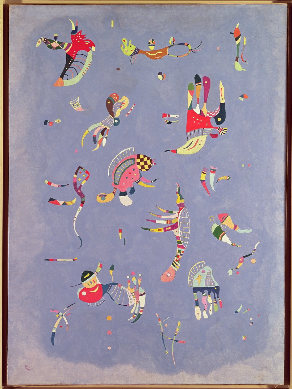 天蓝色，1940年 作者 瓦西里·康定斯基