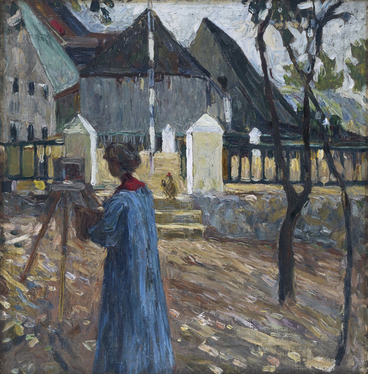 卡尔明茨 - Gabriele Münter 绘画 II 作者 瓦西里·康定斯基