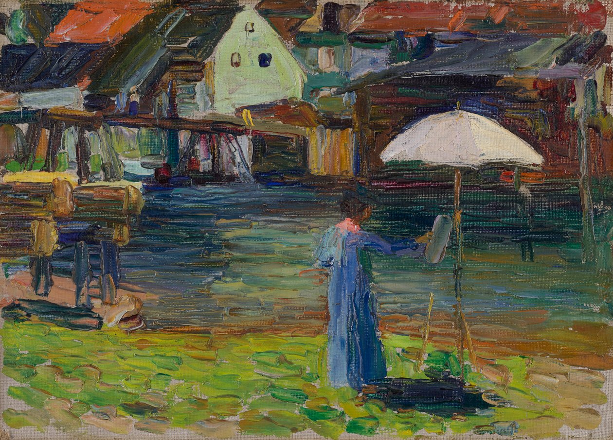 卡尔明茨 - Gabriele Münter 绘画 I 作者 瓦西里·康定斯基