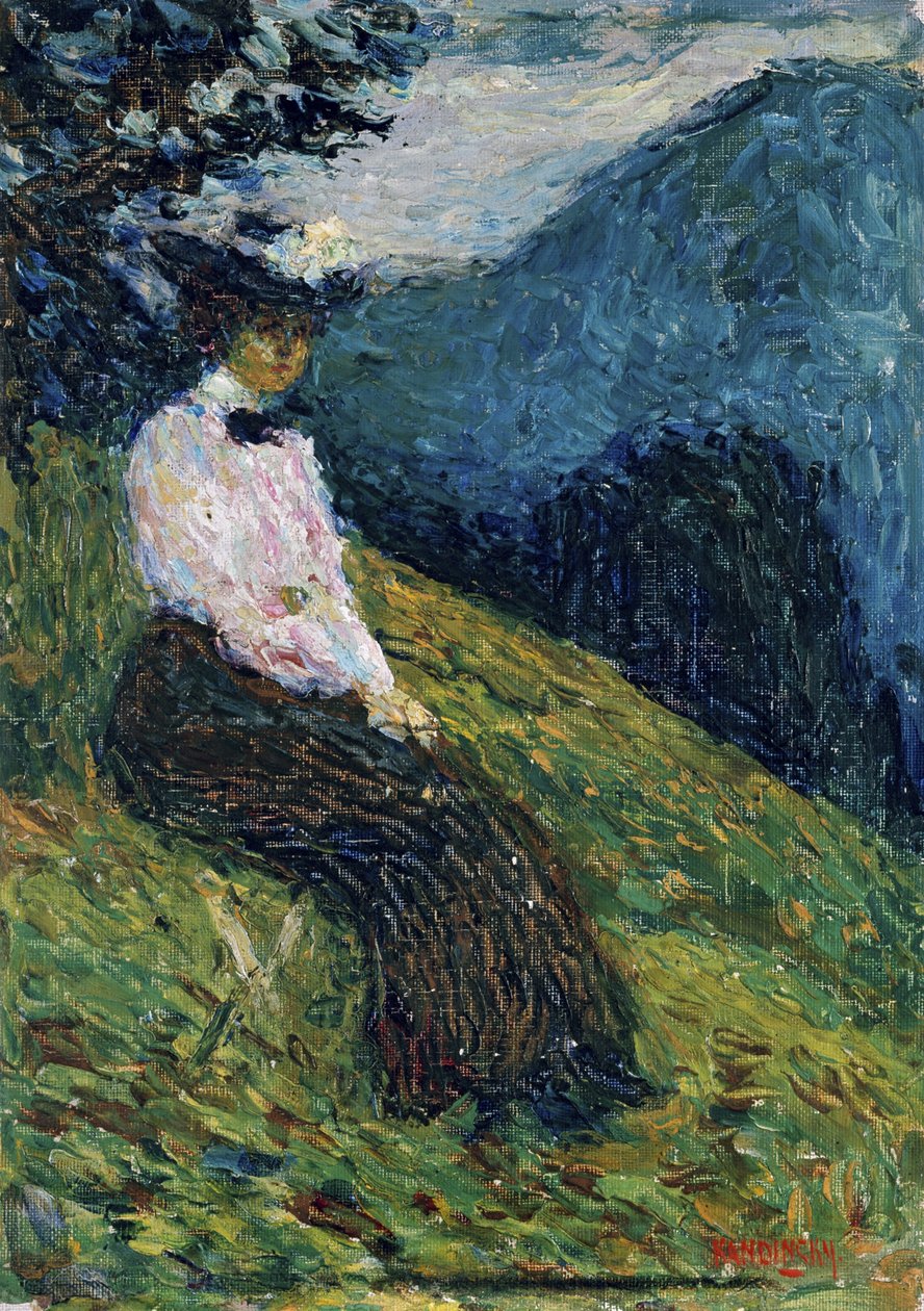 Kochel - Gabriele Münter 作者 瓦西里·康定斯基