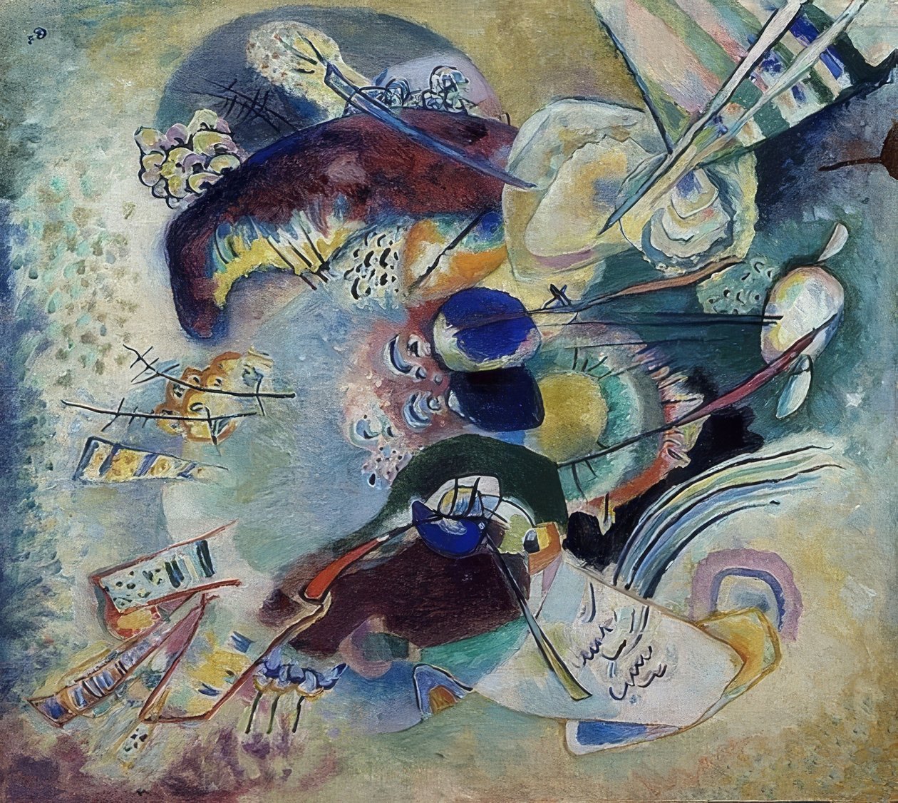 组成。 1916年 作者 瓦西里·康定斯基