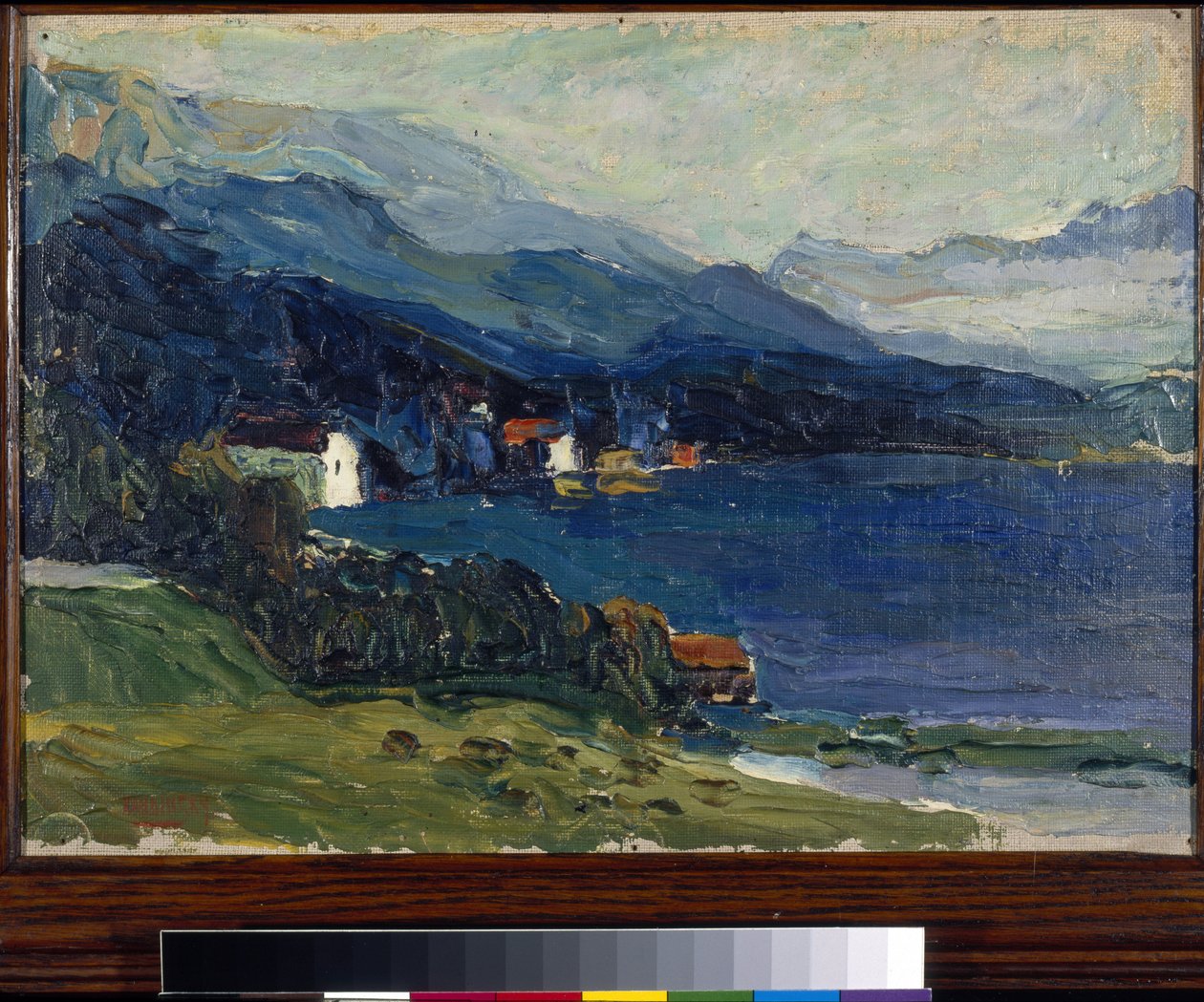 瓦西里-康定斯基的画作 "Lac Kochel" (或瓦西里-康定斯基或康定斯基) 作者 瓦西里·康定斯基