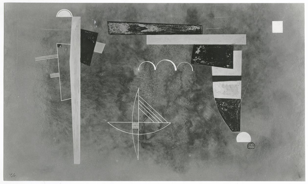 结束，1932年 作者 瓦西里·康定斯基