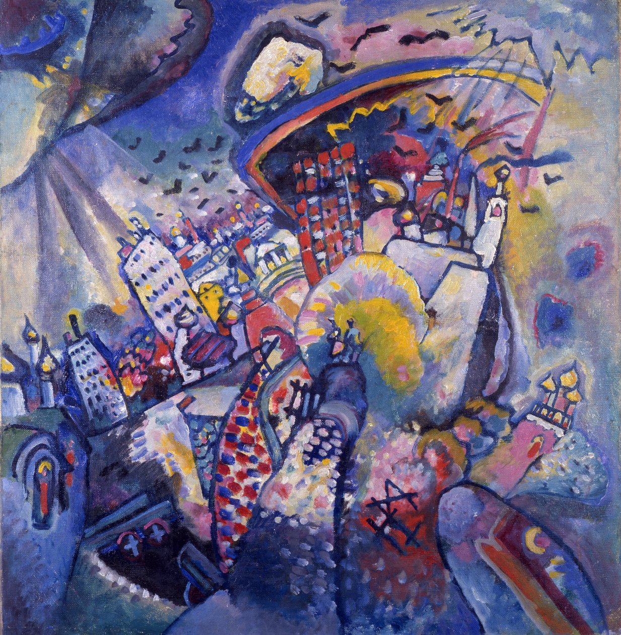 红场，1916年 作者 瓦西里·康定斯基