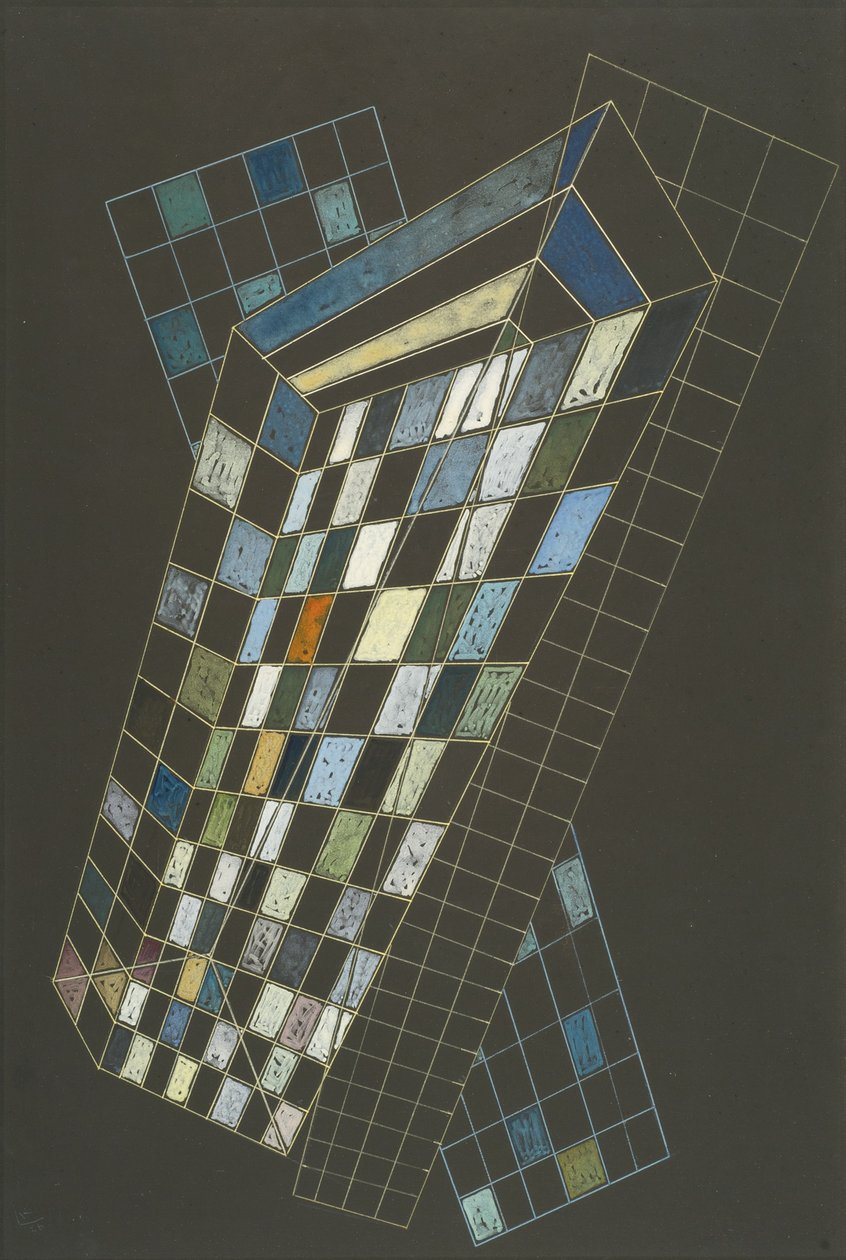 小飞机，1936年 作者 瓦西里·康定斯基