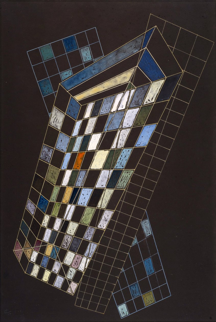 ""Small planes"" Peinture de Vassily Kandinsky (ou Wassily Kandinski ou Kandinskij 作者 瓦西里·康定斯基
