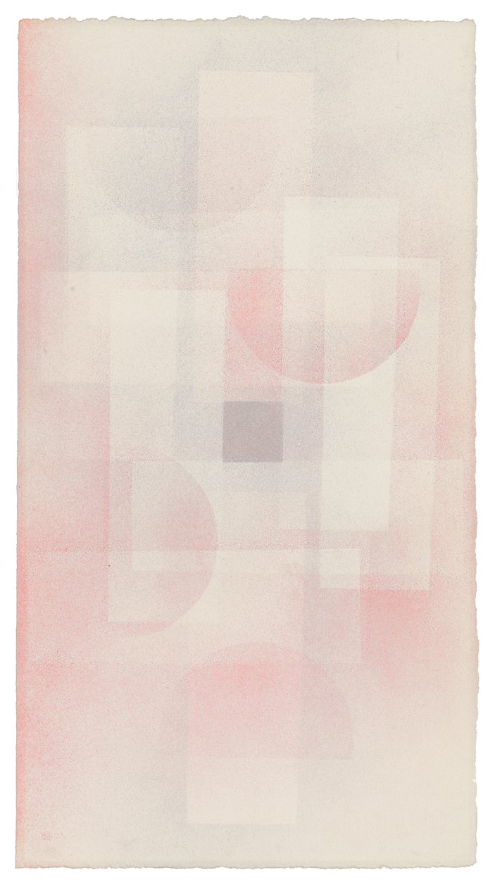 雾中广场； Quadrat im Nebel 作者 瓦西里·康定斯基