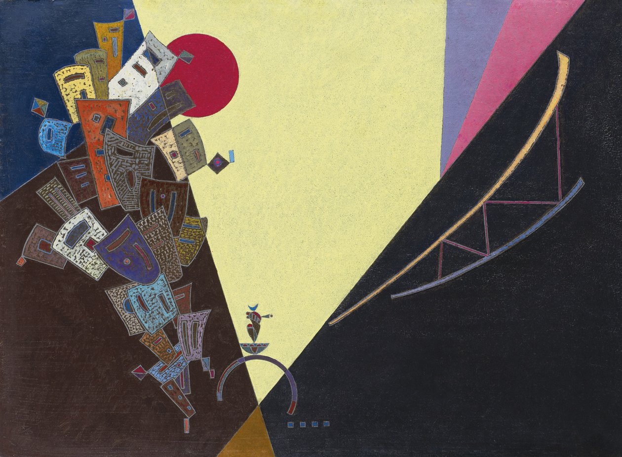 盛开，1943年 作者 瓦西里·康定斯基