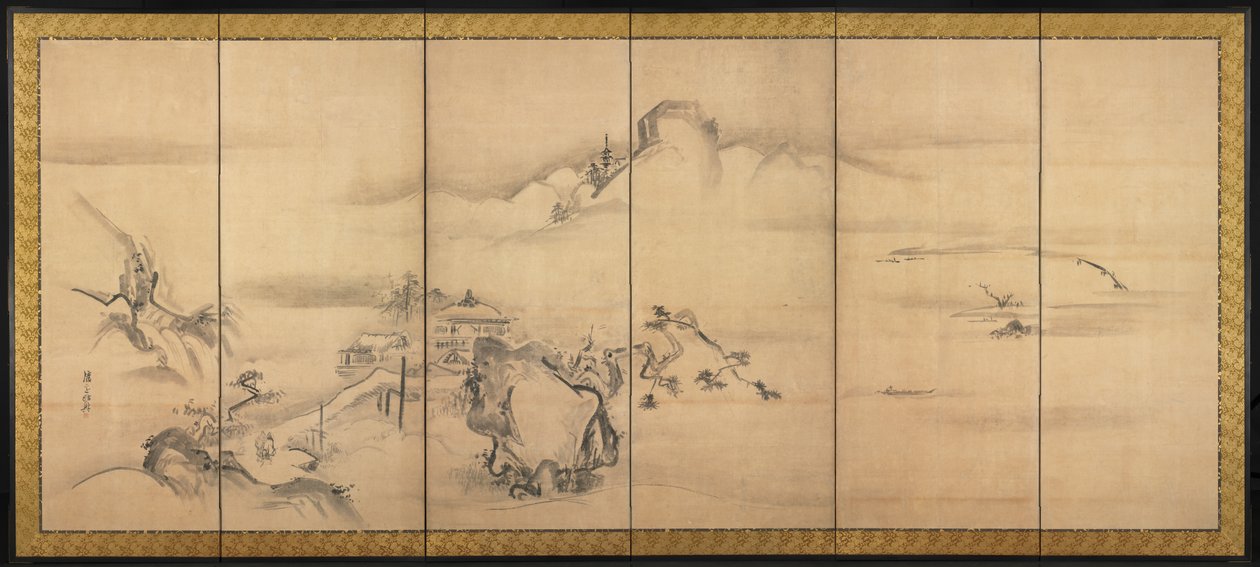 潇湘八景 作者 渡边志子