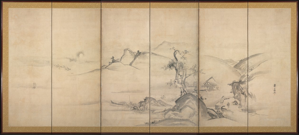 潇湘八景 作者 渡边志子