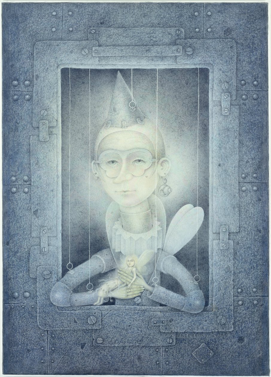 仙女捕手》，2005 年（混合媒介） 作者 韦恩·安德森