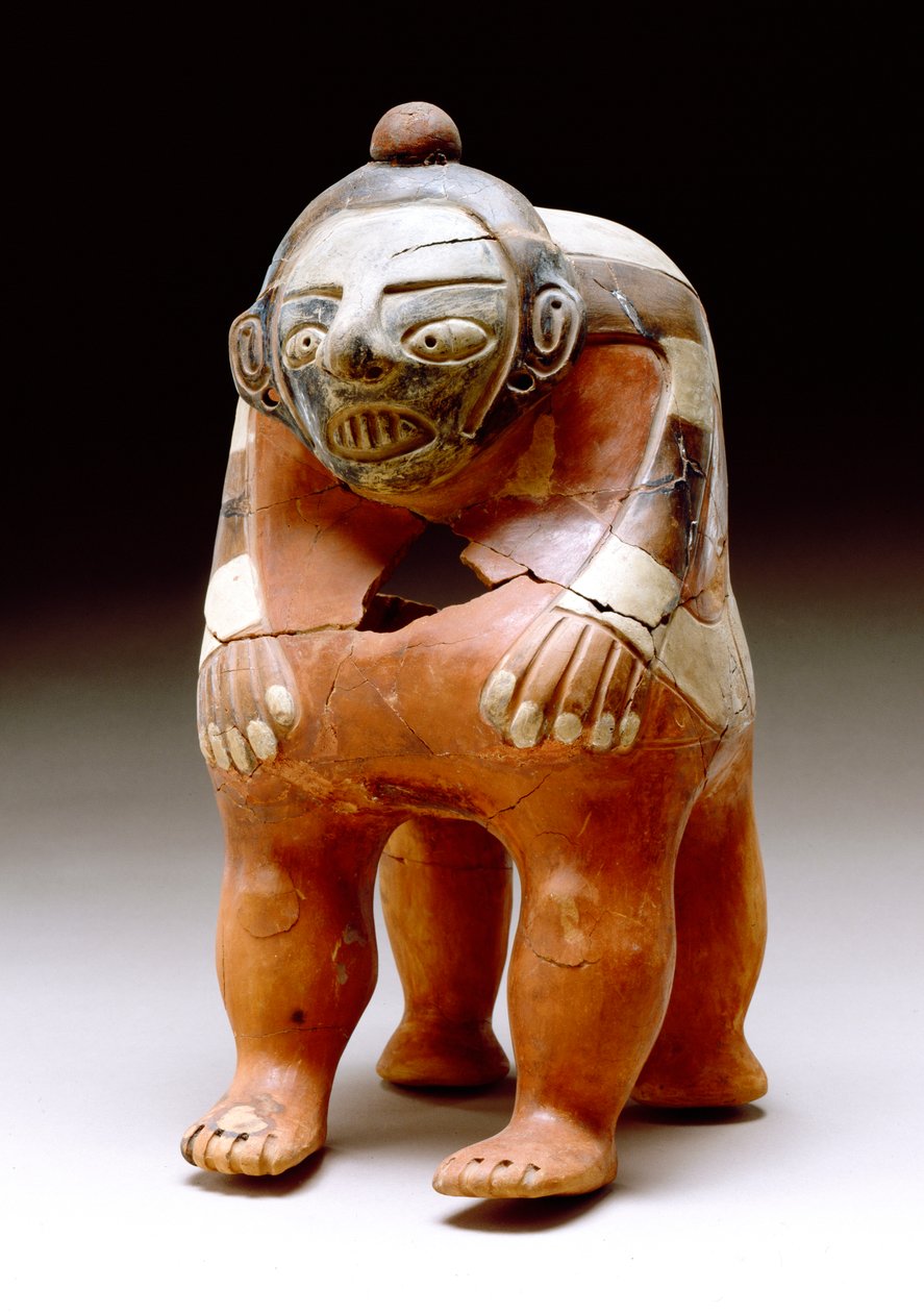 人类肖像骨灰盒，600-900（陶瓷） 作者 野草岛文化