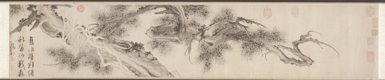 老松树，1530年代后期。 作者 文征明