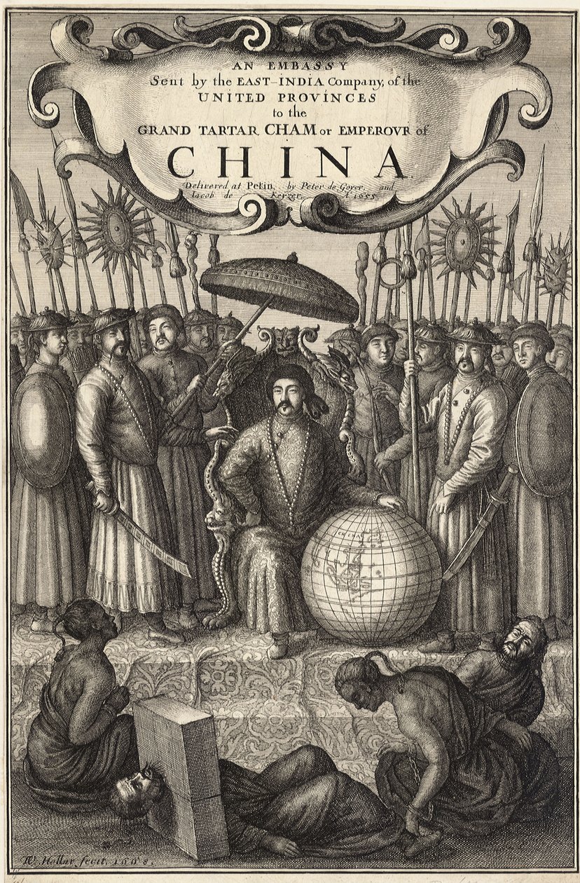 Jan Nieuhoff。从东印度公司到中国皇帝的大使馆。州1 作者 瓦茨劳斯·霍拉尔