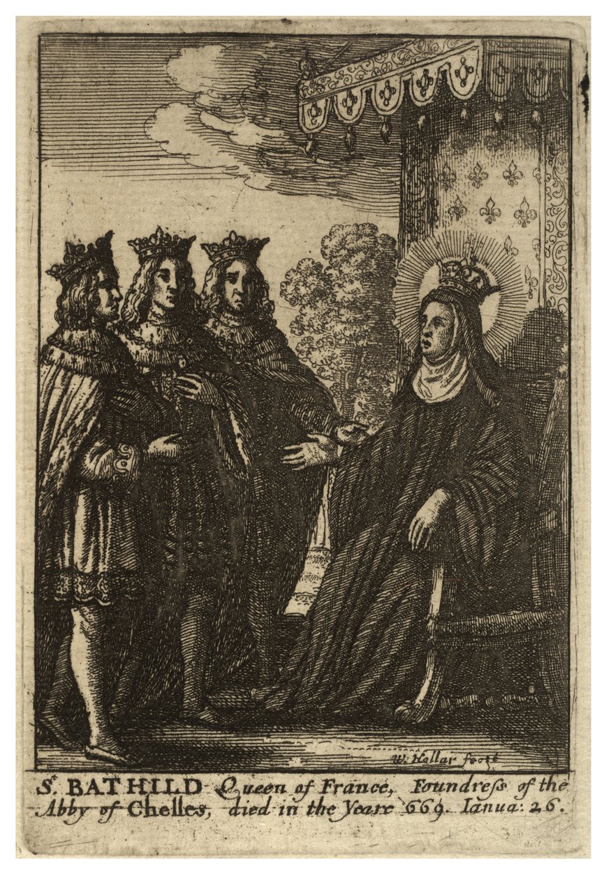 St Bathilde 作者 瓦茨劳斯·霍拉尔