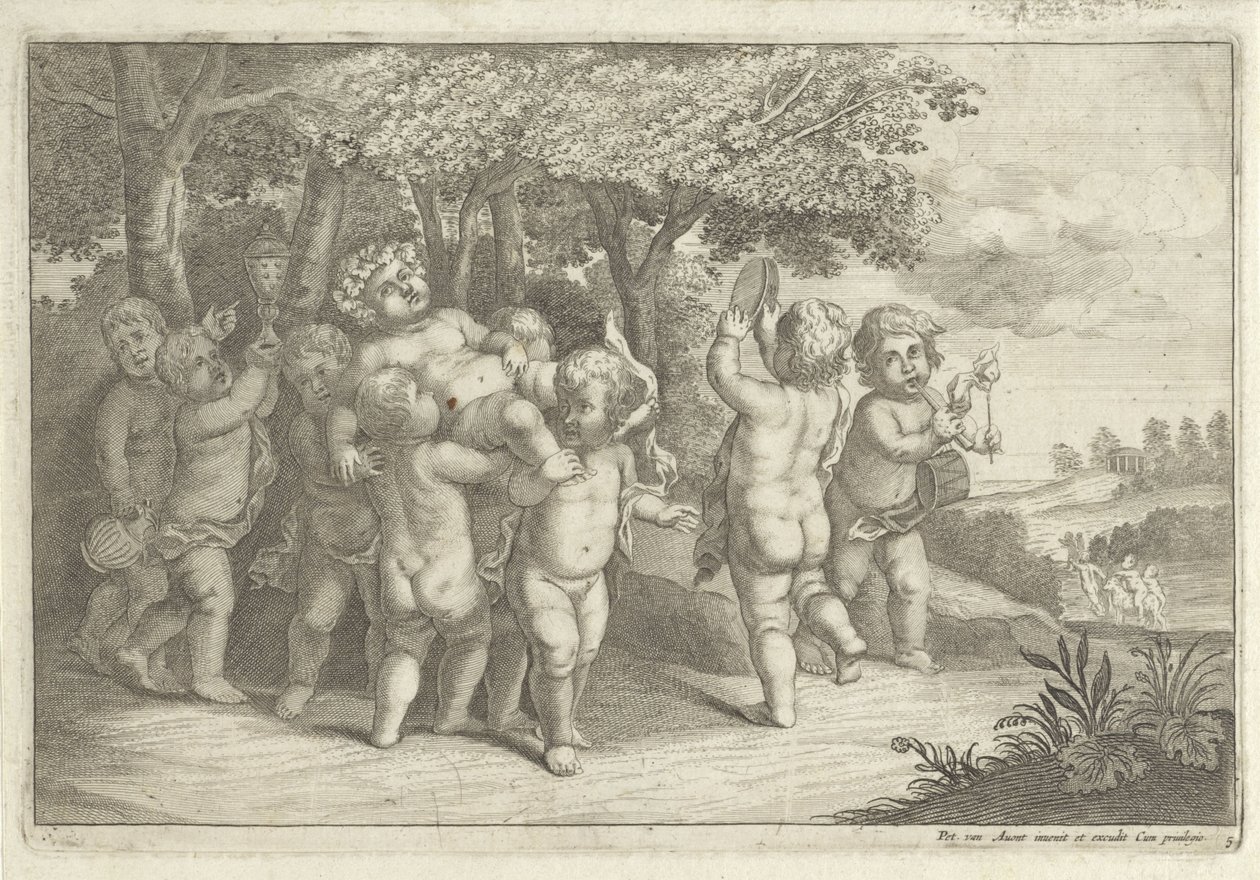 做音乐和跳舞的男孩都有嗜好 作者 Wenceslaus Hollar（拒绝归属）