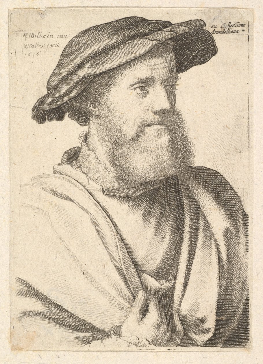 1646年，汉斯·霍尔拜因（Hans Holbein）留下了胡子。 作者 瓦茨劳斯·霍拉尔